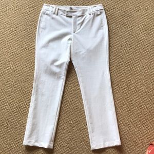 White cotton pants